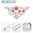 thumbnail image 6 of Dog Bandana 2 Pack,Pioneer Flower Floral Print Pattern Bandanas for Dogs,Cat Bandana,Small/ Large Dog Bandana 2 Size,Dog Bandanas, 6 of 6
