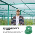 thumbnail image 3 of OULII 50Pcs Plastic Garden Buckle Green for Greenhouse Accessories and Insulation Shading Net Fixing, 3 of 8