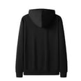 thumbnail image 3 of Vedolay Men Hoodies Plus Size Pullover Sweater Sweater Black,M, 3 of 4