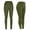 ZB-Army Green, variant on Fleece Lined Leggings Women Elastic High Waisted Yoga Leggings Slim Fit Workout Leggings Thick Thermal Leggings with Pockets