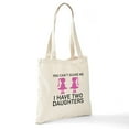 thumbnail image 6 of CafePress - I Have Two Daughters Tote Bag - Unisex Canvas Tote Bag, Beige, 1-Piece, 6 of 6