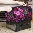 thumbnail image 7 of Picia Pink Blossoms Butterfly Print 2 Slice Toaster Cover , Toaster Protector Dustproof Kitchen Appliance Cover, Kitchen Appliance Dustproof Protector, 7 of 7