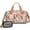Poodle Dog and, variant on Women Men Gym Bag,Pug Dog Small Duffle Bag Spend the Night Bags for Women with Shoes Compartment Washbag,Detachable Shoulder Strap,19.7x8.3x11 Inches