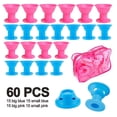 thumbnail image 1 of Ensemble de Boucleurs en Silicone, Petits Rouleaux à Cheveux en Silicone, 1 of 9