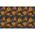 thumbnail image 5 of Rocae Sunflowers for Durable Canvas Backpack Leisure Large Bag Travel Rucksack Multi-function Backpack, 5 of 8
