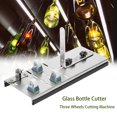 thumbnail image 2 of Stainless Steel Glass Bottle Cutter with 3 Wheels Wine Beer Bottle Cutting Tool Cutting Machine for DIY Projects Crafts, 2 of 7