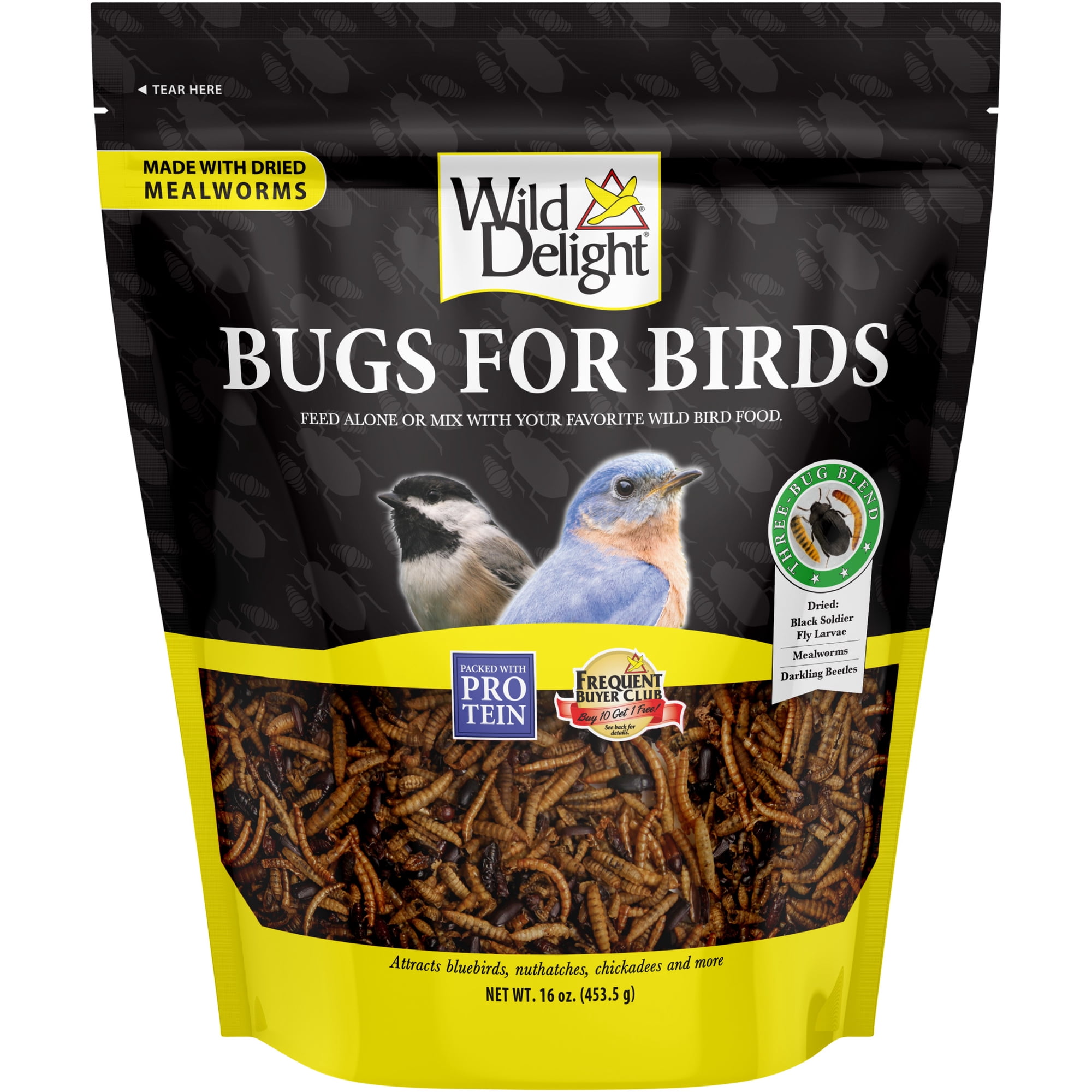 Wild Delight Bugs For Birds Wild Bird Food 16 oz