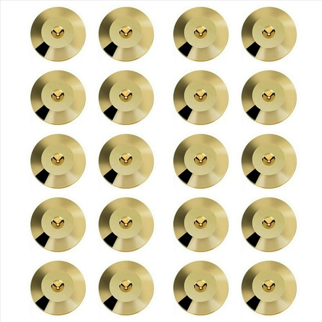 20 Piezas Almohadillas de Picos de Cobre Puro para Altavoz Altavoz HiFi Caja Aislamiento Soporte de Piso Pies Base de Cono Almohadilla para Zapatos ()
