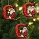 thumbnail image 1 of Personalized Acrylic Alphabet Christmas Ornaments DIY Hanging Decorations for Tree and Home, 1 of 7