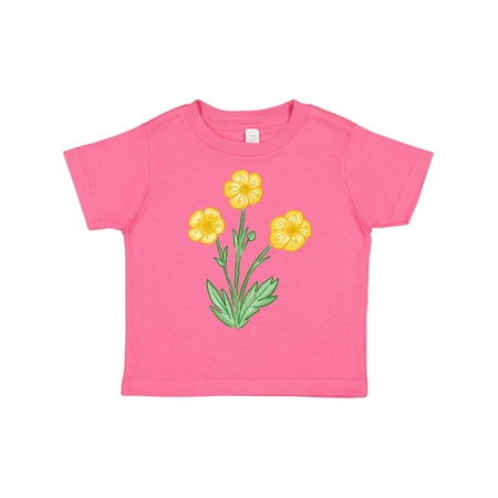 

Inktastic Yellow Buttercup Flowers Gift Toddler Boy or Toddler Girl T-Shirt