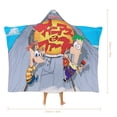 thumbnail image 2 of Phineas And Ferb Hooded Blanket Poncho Wearable Blanket Hoodie Cozy Soft Warm Flannel Fleece Throw Blanket for Women Men Boys Girls, 2 of 7