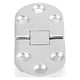 thumbnail image 2 of Bisagras de acero inoxidable para barco, gabinete de estampado para puerta de cabina marina, 66x30mm, 2 uds., 2 of 8