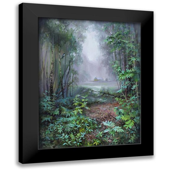 Rogozina, Svetlana 12x14 Black Modern Framed Museum Art Print Titled - Owergrown Road