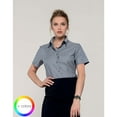 thumbnail image 2 of Russell Collection Ladies/Womens Short Sleeve Easy Care Oxford Shirt, 2 of 2