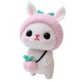thumbnail image 2 of DIY Felting Wool Rabbit Doll Craft Kit, Handmade Material Package Tools for Kids and Adults, Cute and Lovely Design with Watermelon, Carrot, Peach, and Strawberry Options, 2 of 7