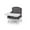 Gray, variant on Regalo Portable My Chair Booster Seat, Multi-functional Booster, Up to 37 lb, Attachable Tray, Two Anchoring Straps, Adjustable, Gray, Ages 9 to 36 Months,