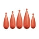 thumbnail image 5 of Tapones de práctica de pesca, tiras de desgaste inferiores de PVC para principiantes, para niños, lanzadores Naranja 5 piezas, 5 of 9