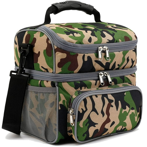 Bolsa Térmica para Almuerzo FlowFly de Doble Capa y Aislamiento para Adultos, Negra