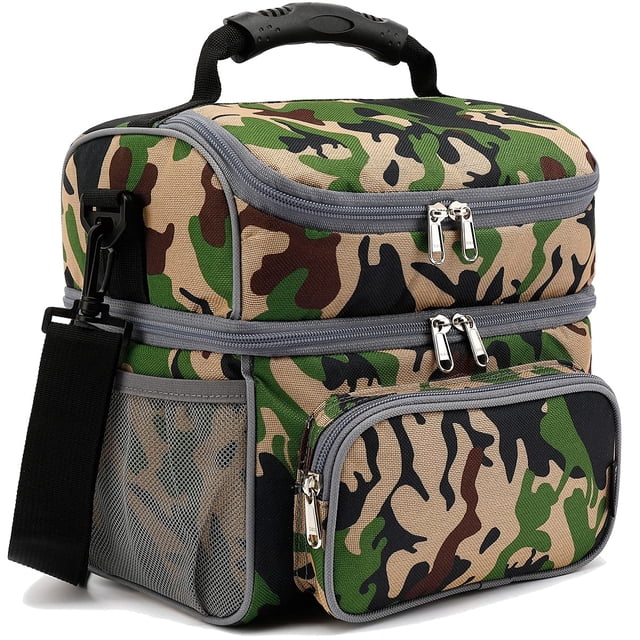 Bolsa Térmica para Almuerzo FlowFly de Doble Capa y Aislamiento para Adultos, Negra