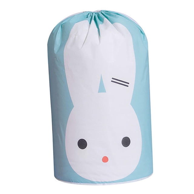 Bolsa de Almacenamiento de Dibujos Animados, Organizador de Cubo, Cubo de Almacenamiento de Ropa, Organizador de , Bolsas de Contenedor para Rop Azul BLESIY Organizador de almacenamiento