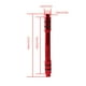 thumbnail image 3 of Kenally Adaptadores de pincho de conversión de cubo a prueba de herrumbre de aleación de aluminio de liberación rápida de eje pasante profesional Herramientas y ferretería Rojo Kenally TO009003-01, 3 of 6