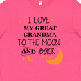 thumbnail image 4 of Inktastic I Love My Great Grandma To The Moon and Back Youth T-Shirt, 4 of 5