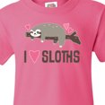 thumbnail image 4 of Inktastic I Love Sloths Youth T-Shirt, 4 of 5