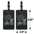 thumbnail image 4 of Get Lost to Find Yourself Bicycle Basket Luggage ID Tags Suitcase Carry-On Cards - Set of 2, 4 of 6