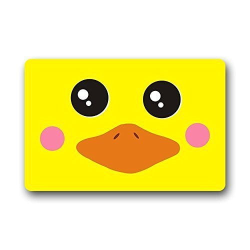 RYLABLUE Yellow Duck Doormat Floor Mats Rugs Outdoors/Indoor Doormat Size 23.6x15.7 inches