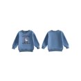 thumbnail image 2 of RUINIXCW Toddler Baby Boy Girl Silly Goose Outfit Infant Baby Girl Boy Fall Sweatshirt Clothes Goose Letters Embroidery Long Sleeve Crew Neck Pullover Tops, 2 of 9