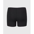 thumbnail image 5 of Casual Sleep Ribbed Short With Picot Trim in Tuxedo Black, 5 of 5