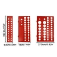 thumbnail image 2 of 3PCS Imperial Plastic Sleeve Storage Rack for 6 point 12 point Socket adapter, 2 of 7