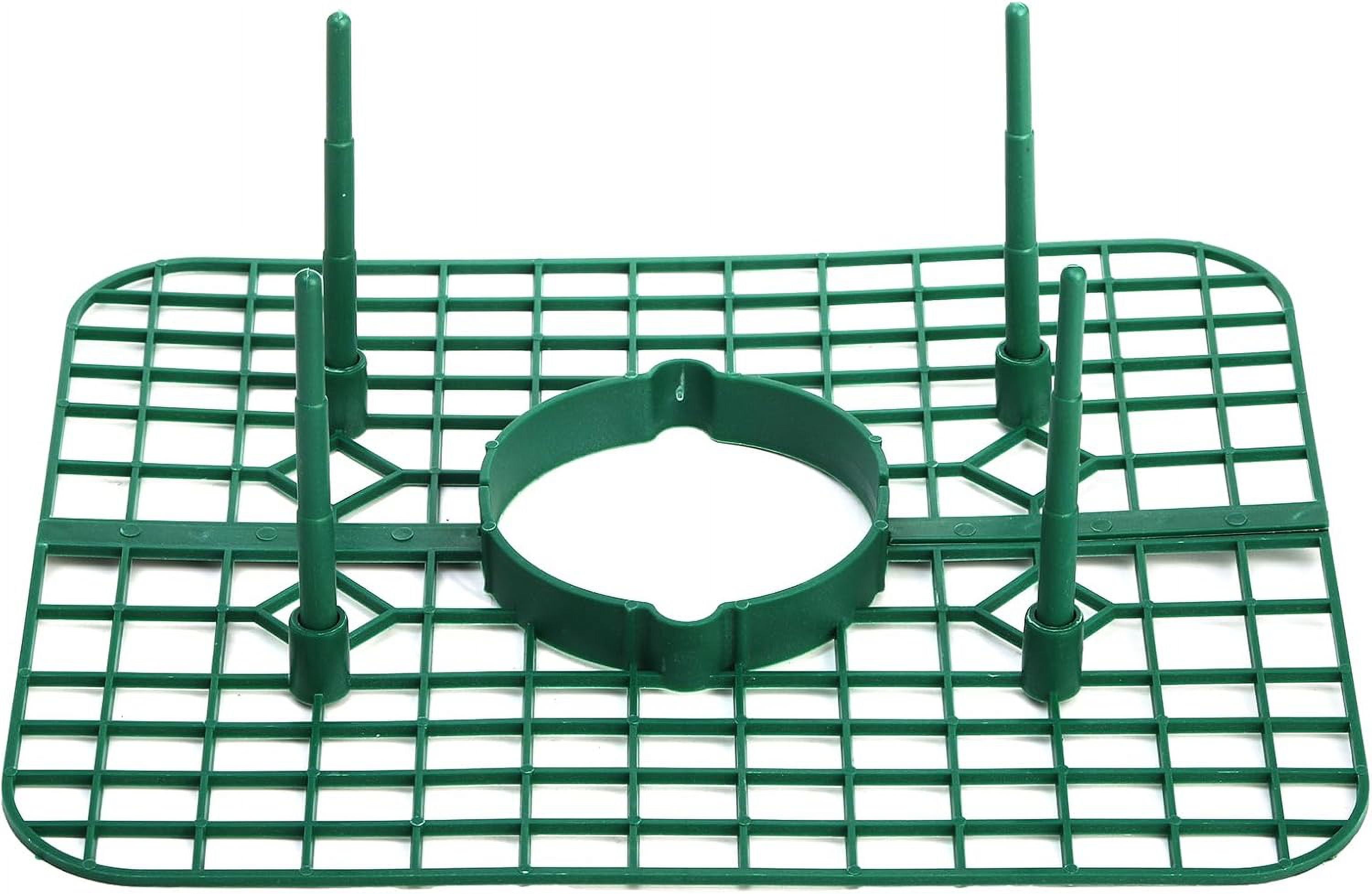 20 Pack Square Strawberry Supports, Strawberry Growing Rack with 4 Sturdy Legs, Plastic Strawberry Plant Stand Holder, Strawberry Growing Frame Holder Cage, Keeping Berries Clean