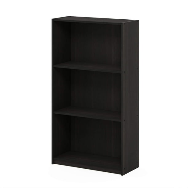 Estantería de almacenamiento Furinno Basic, 3 niveles, espresso Furinno Ver descripción