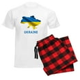 thumbnail image 6 of CafePress - Cool Ukraine Flag Ukrainian Pride Native H Pajamas - Men's Light Loose Fit Cotton Pajama Set, 6 of 7