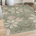 thumbnail image 1 of Floral Area Rug with Non-Slip Backing, Delicate Flowers with Swirling Ivy Branches Leaves Tulips Vintage Style of Art, Quality Carpet for Bedroom and Dorm Room, 4' X 5.7', Pale Almond, by Ambesonne, 1 of 1