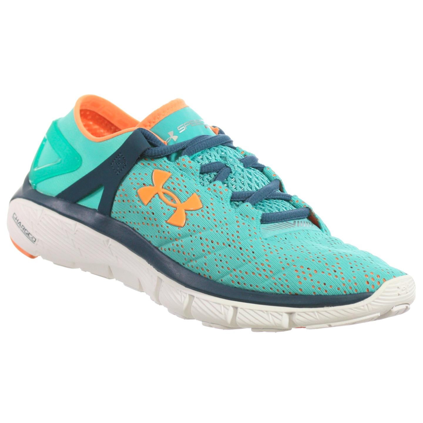 teal athletic shoes