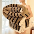 thumbnail image 4 of Bohemian Sherpa Throw Blanket 59x79in, Sherpa Fleece Blankets for All Season, Southwestern Aztec Cozy Blanket for Bed/Couch/Sofa/Office/Camping, 4 of 6