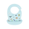 thumbnail image 6 of JUNTEX Baby Cartoon Waterproof Bibs Food Grade Silicone Newborn Feeding Food Catcher, 6 of 19