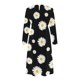 thumbnail image 5 of Vestido de jersey con cuello redondo y bolsillo de manga larga estampado a la moda para mujer Fridja yut1472, 5 of 5