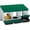 Green, variant on Sunvasagoo Zinc Alloy Chicken Nesting Box, 3/4 Hole Roll Away Egg Laying Box w/ Removable Tray, Wall Mount or Freestanding