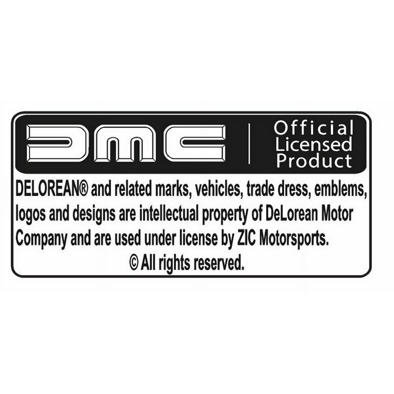 DMC Delorean Reproduction Dealership Steel Sign - Walmart.com