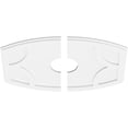 thumbnail image 2 of 28"W x 18 5/8"H x 5"ID x 15"C x 1"P Kailey Architectural Grade PVC Contemporary Ceiling Medallion, Two Piece, 2 of 11