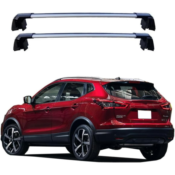 ROKIOTOEX Coyote Roof Rack Crossbars Fit for 2017-2022 Rogue Sport Silver Crossbars