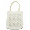 thumbnail image 1 of Animal Tote Bag, Repeated Pattern of Owls on Branch Designed in Linear Style Nursery Art, Cloth Linen Reusable Bag for Shopping Books Beach and More, 16.5" X 14", Cream, by Ambesonne, 1 of 2