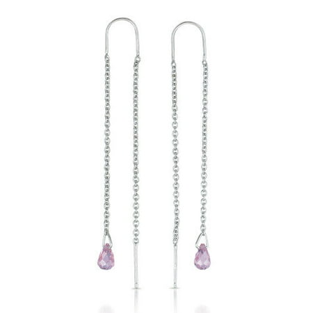 Rozzato Cubic Zirconia Threaded Earrings