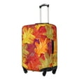 thumbnail image 2 of Disketp Autumn Leaves Elastic Travel Luggage Cover Travel Suitcase Protective Cover For Trunk Case Apply To 18''-32'' Suitcase Cover (Luggage not included)-Medium, 2 of 9