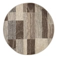 thumbnail image 2 of 5' Round Slate Round Patchwork Power Loom Stain Resistant Area Rug, 2 of 4