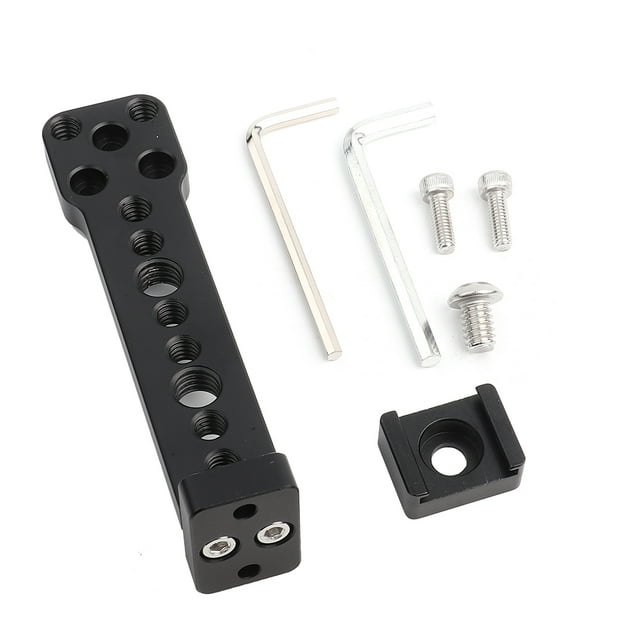 Placa de montaje externa de aleación de aluminio con accesorios para soporte de monitor de micrófono para DJI Ronin S
