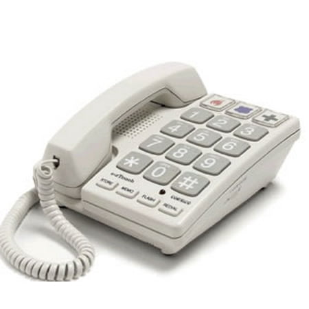 1 Big Button Phone - Cortelco Dignity ITT-2400 Big Button Corded Phone